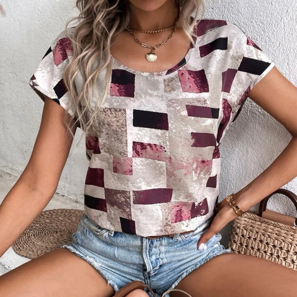 Womens Multicolored Top ~ New!